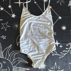 White One-Piece Swimsuit